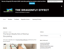 Tablet Screenshot of dragonflyeffect.com